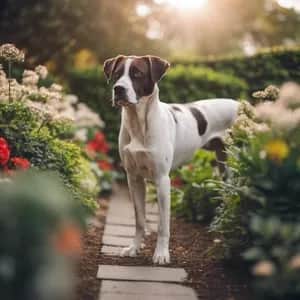 Pointer dog breed - friendly large sized dog similar to Brittany