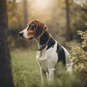 Treeing Walker Coonhound dog breed - friendly medium sized dog similar to Beagle