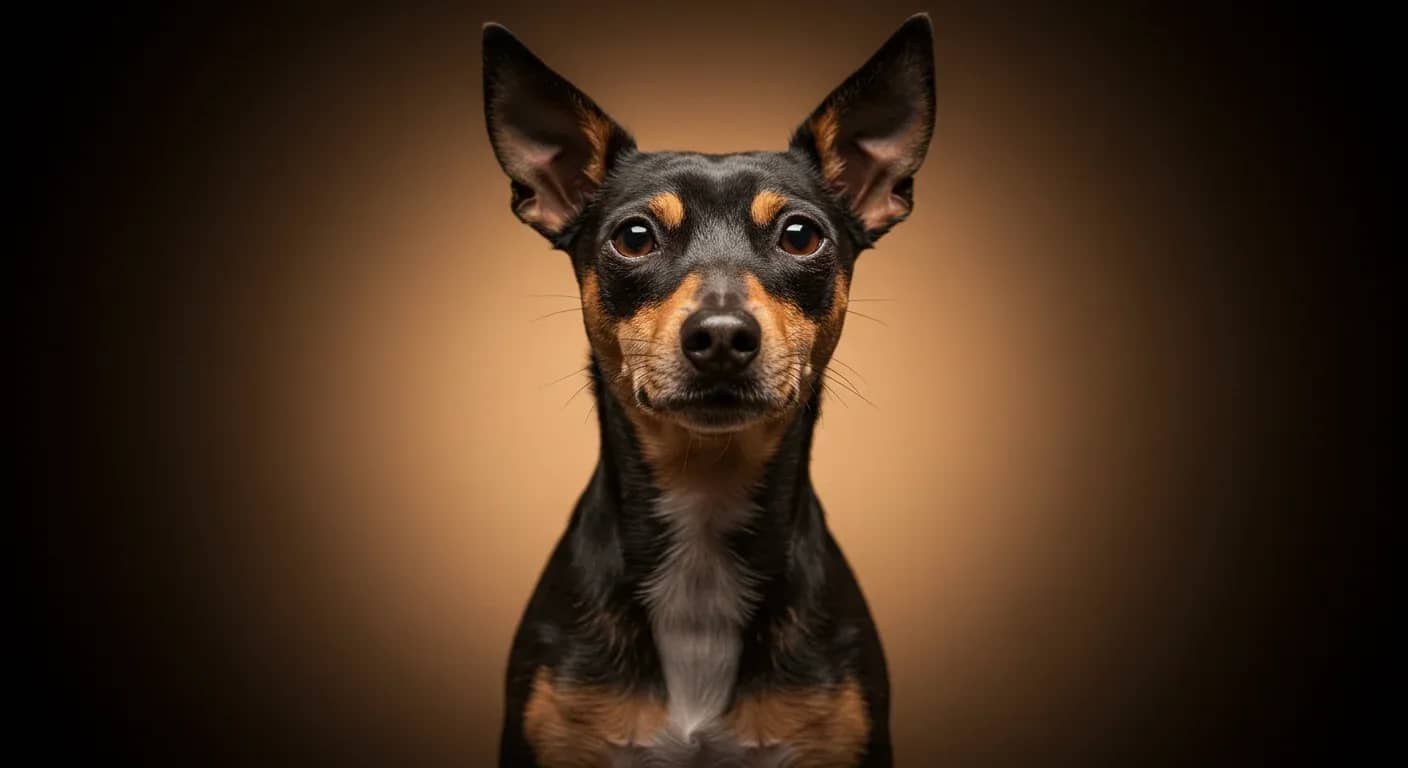 Professional portrait of a healthy Rat Terrier in a veterinary setting, representing comprehensive health care and early detection of breed-specific conditions